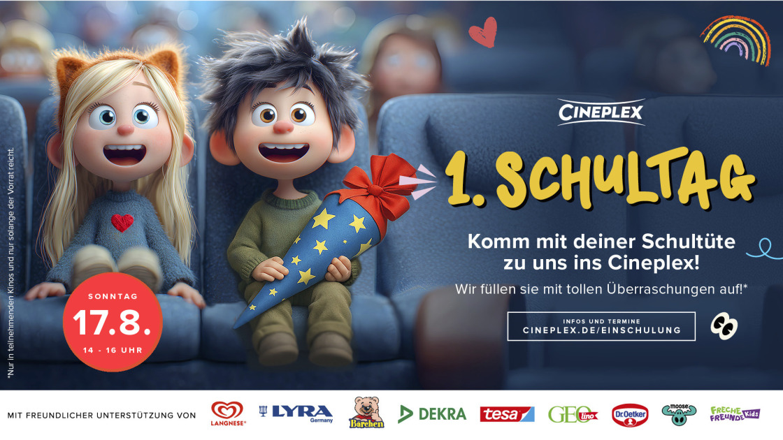 Cineplex Leipzig lädt am 17. August zur Schultütenaktion|Wir füllen Schultüten wieder auf!