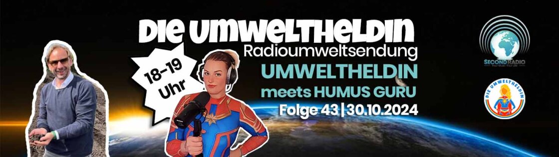 UMWELTHELDIN meets HUMUS GURU | 30.10.2024 18-19 Uhr