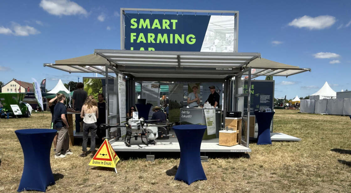 Smart Farming Lab der Universität Leipzig auf den Öko Feldtagen 18. und 19. Juni 2025