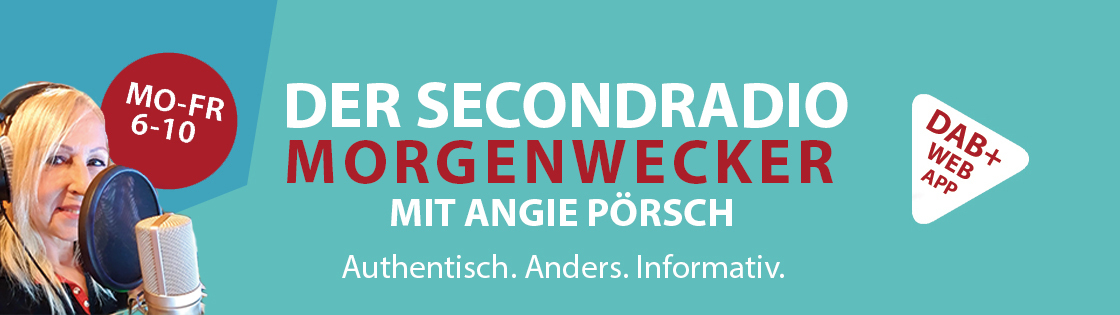 Der SecondRadio MorgenWecker|Immer Montags bis Freitags von 6 bis 10 Uhr 
