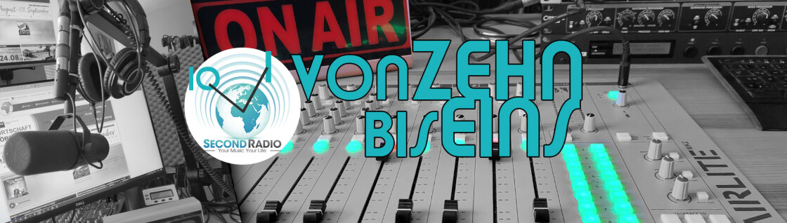 NEU|SecondRadio Live von Zehn bis Eins|Der Start ins Wochenende|Jeden Samstag von 10 bis 13 Uhr.