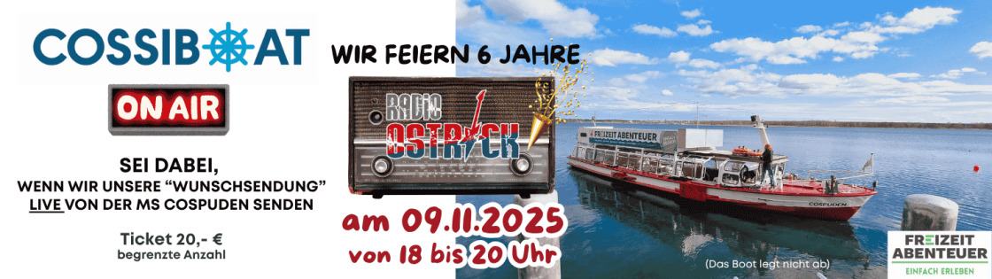 6 Jahre RADIO OSTROCK|Wir feiern mit euch am 09.11.2025