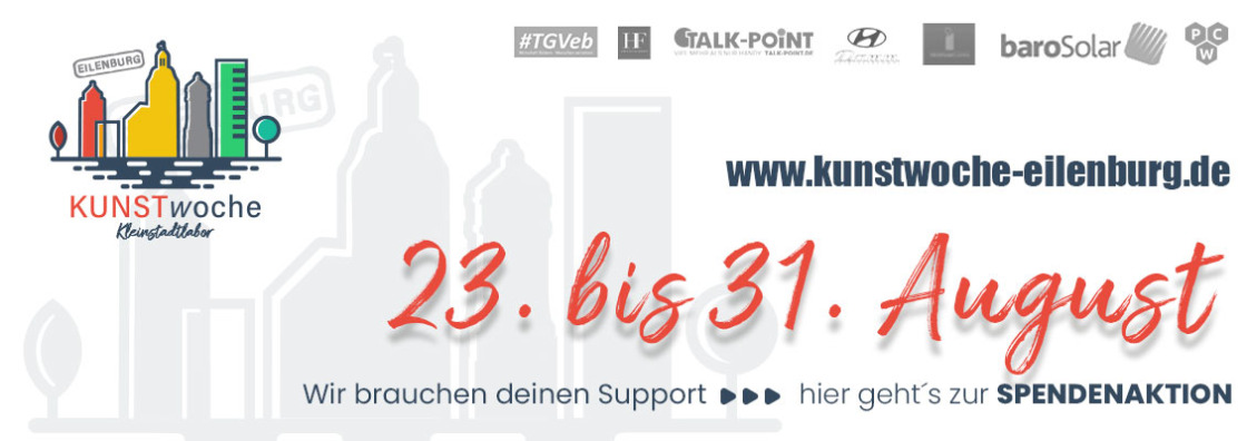 Die 3. KUNSTwoche wichtig |Die Weltkleinstadt Eilenburg als kultureller Hotspot
