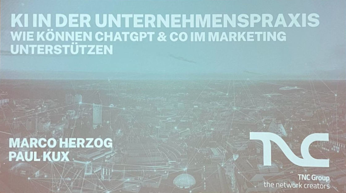 IHK zu Leipzig - Veranstaltung KI in der Unternehmenspraxis