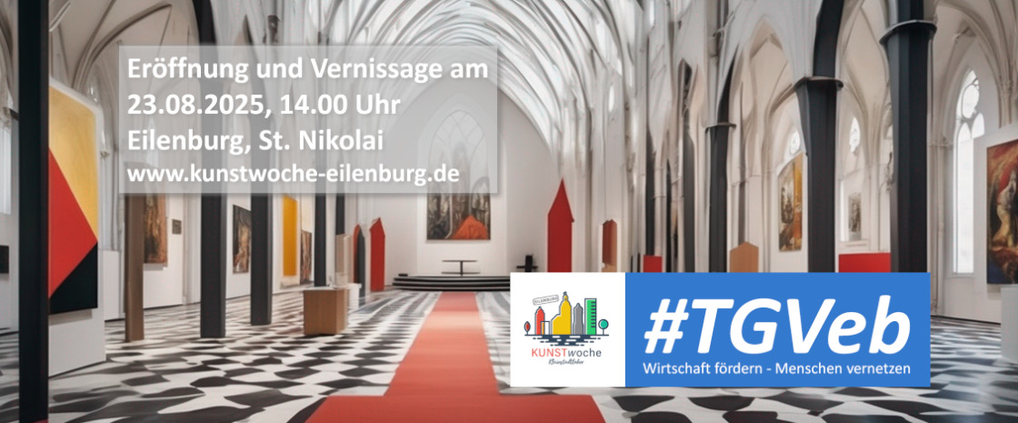 Kleinstadtlabor KUNSTwoche Eilenburg Ende August 2025 | Sondersendung am 14.04.2025 von 18-20 Uhr